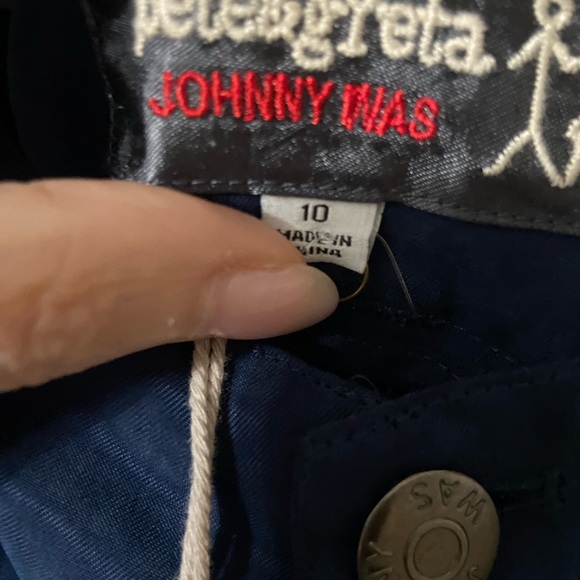 Johnny Was new with tags silky cargo pants - Picture 4 of 4